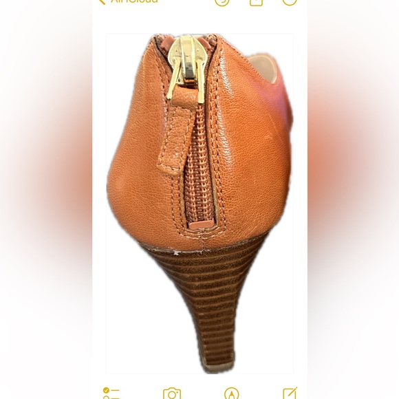 FRANCO SARTO WEDGE STACKED HEELS, SZ 8 US - Picture 11 of 11